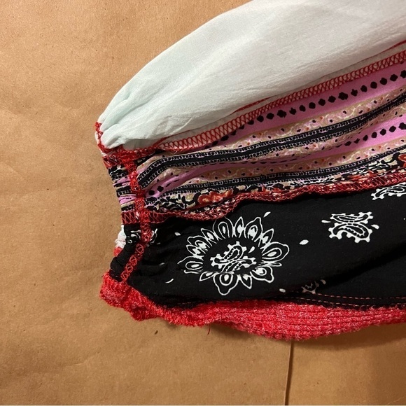 Free People | Blossom Thermal Oversized Popover Top Balloon Sleeves Red Size XS - Picture 8 of 13